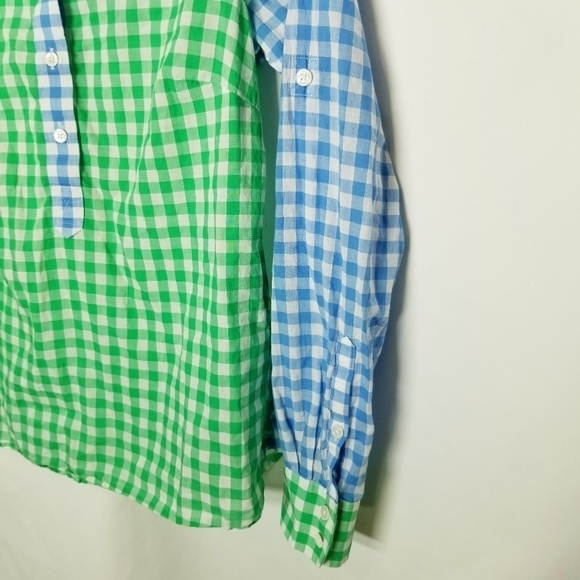 Vineyard Vines  Multicolored  Checkered Button Up shirt Size 4 NWOT - Picture 3 of 14